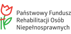 Logo: Państwowy Fundusz Rehabilitacji Osób Niepełnosprawnych